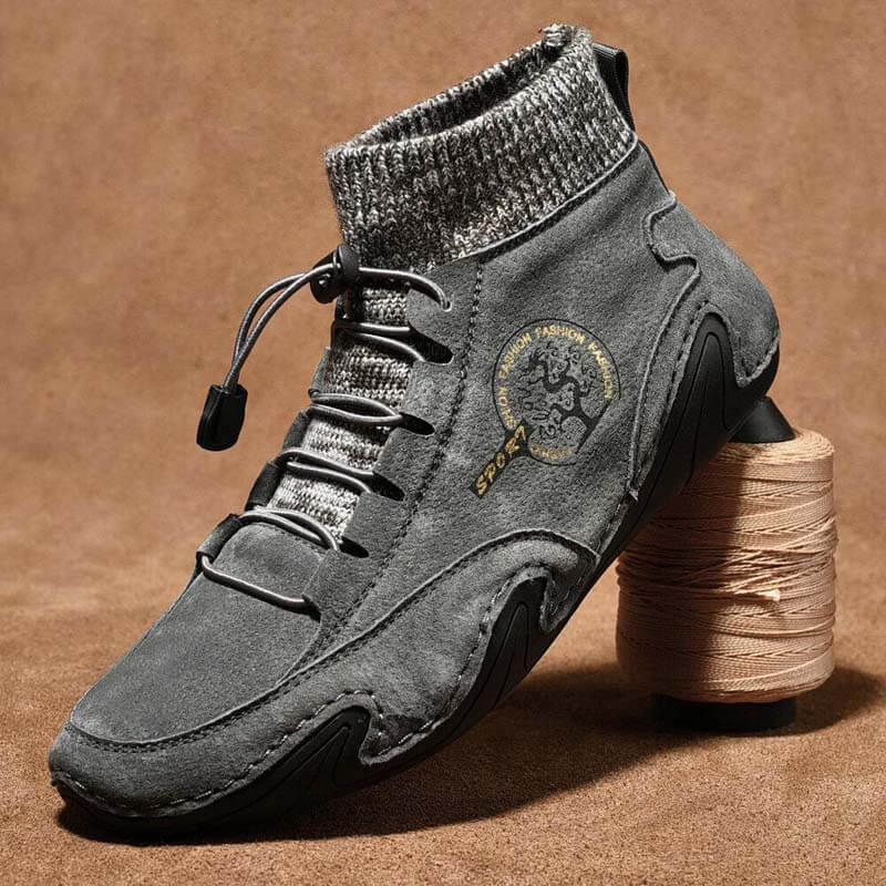 Bottines à chaussettes moelleuses à la main pour hommes Kaegreel