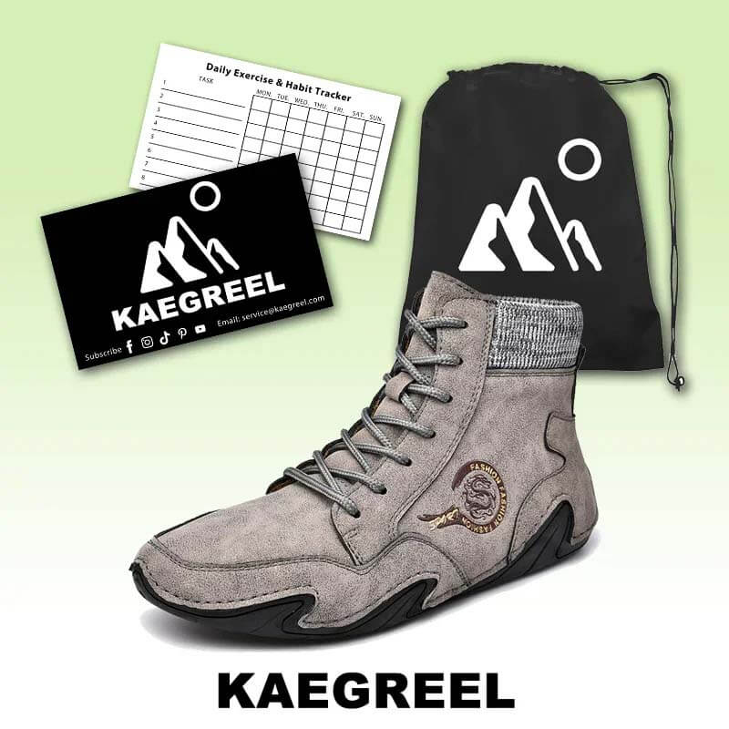 Kaegreel Microfiber En Cuir Microfibre Couture à la main Comfy Soft Sock Boots