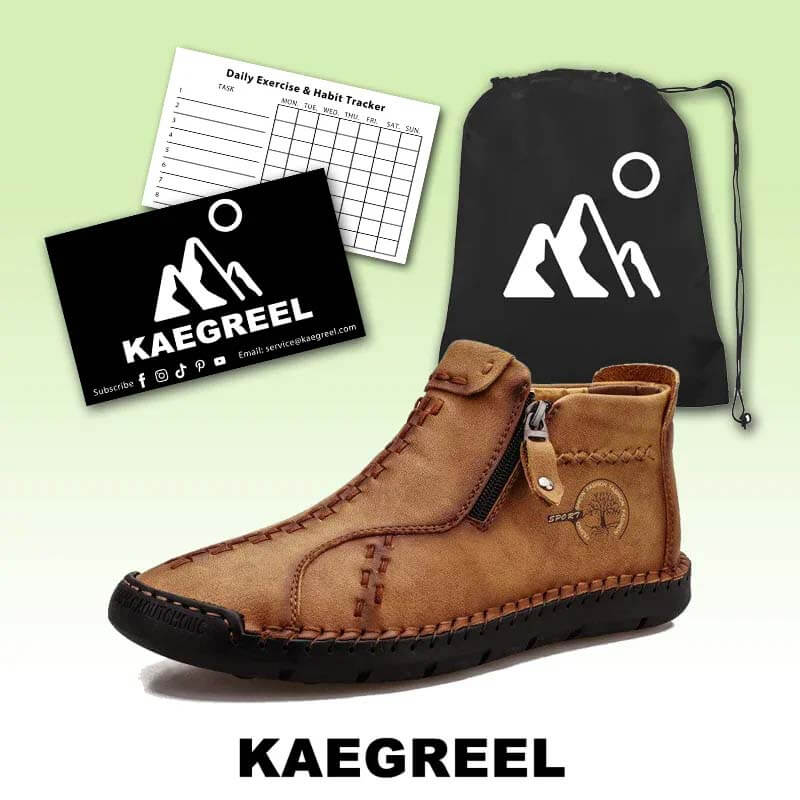 Herrenweinlese-Hand-Nähende Mikrofaser-lederseitige Reißverschluss-Knöchelstiefel