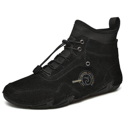 Cuir pour hommes respirant épissage de semelle douce et confortable.