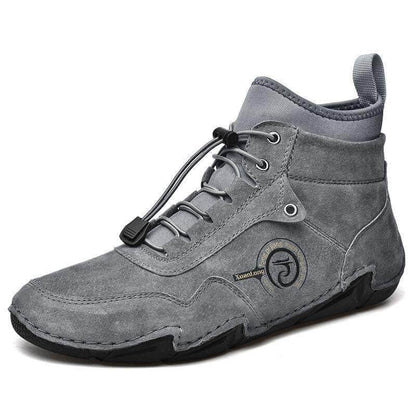 Cuir pour hommes respirant épissage de semelle douce et confortable.