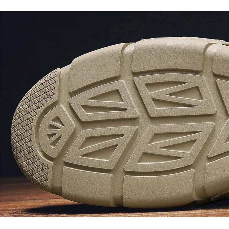 Stivali da uomo invernale in pelle scamosciata con stivali alla caviglia in pelliccia