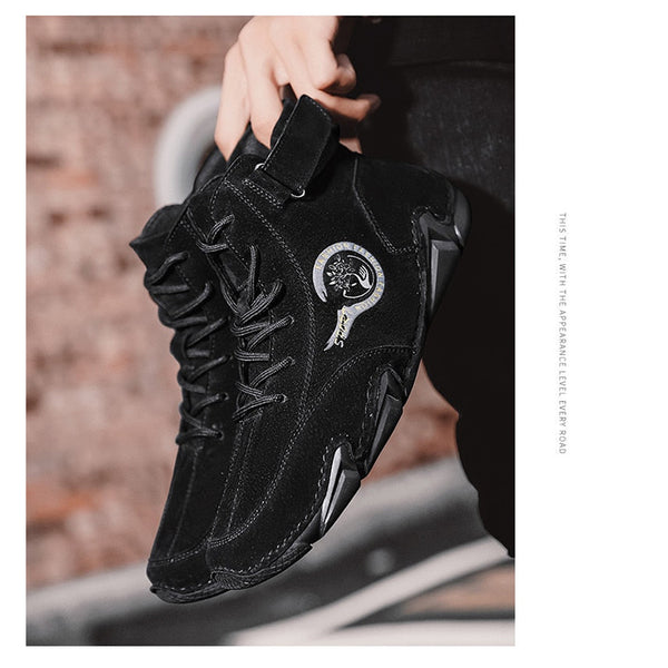 kaegreel handmade leather shoes boots 31424 black