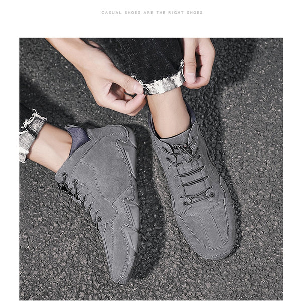 kaegreel handmade leather shoes boots 31424 grey plush 