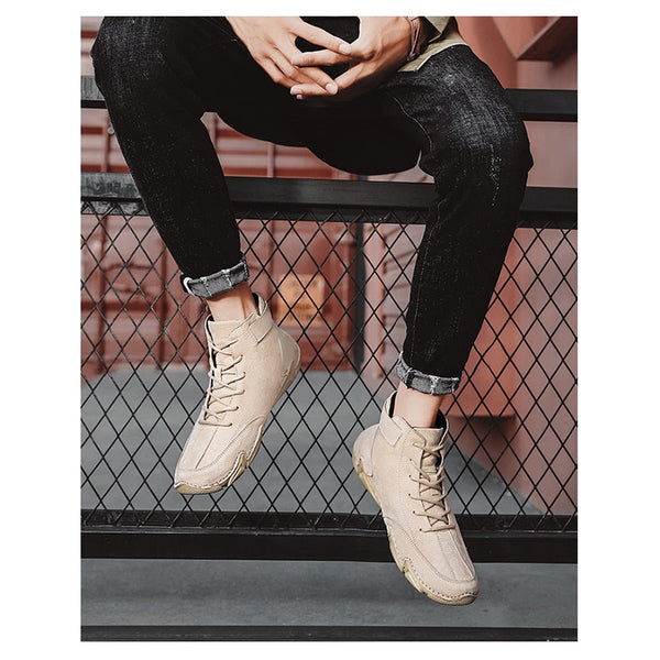 kaegreel handmade leather shoes boots 31424 sand 