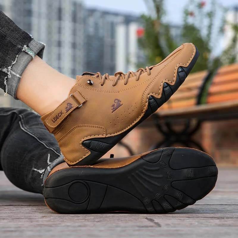 Femmes Velcro Suede High Boots Beck Shoes