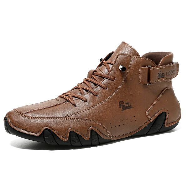 kaegreel handmade leather shoes boots 31425 coffee brown