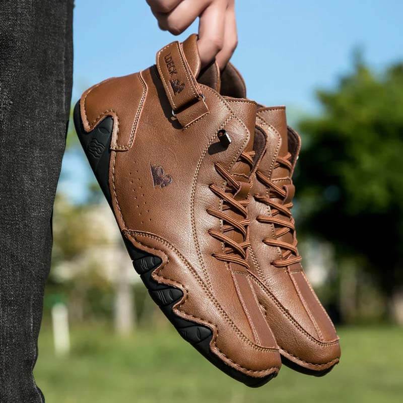 Hommes femmes Velcro Suede High Boots Beck Shoes (Unisex) (Copie)