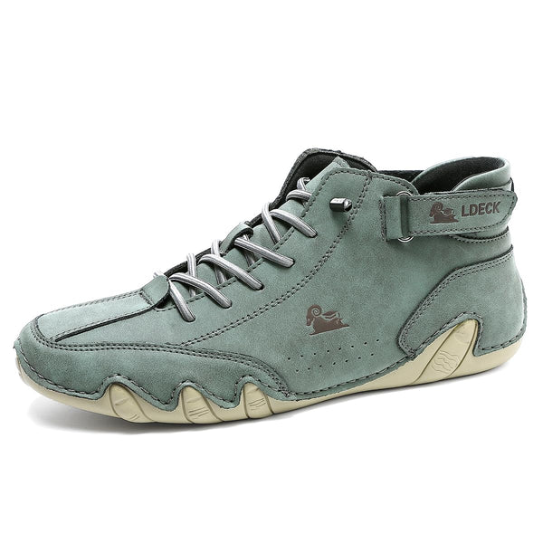 kaegreel handmade leather shoes boots 31425 green