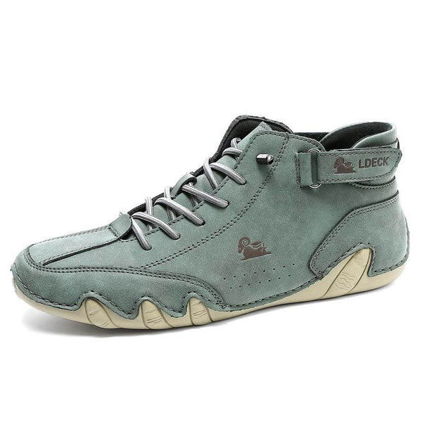 Men Women Velcro Suede High Boots Beck Barefoot Shoes (Unisex)