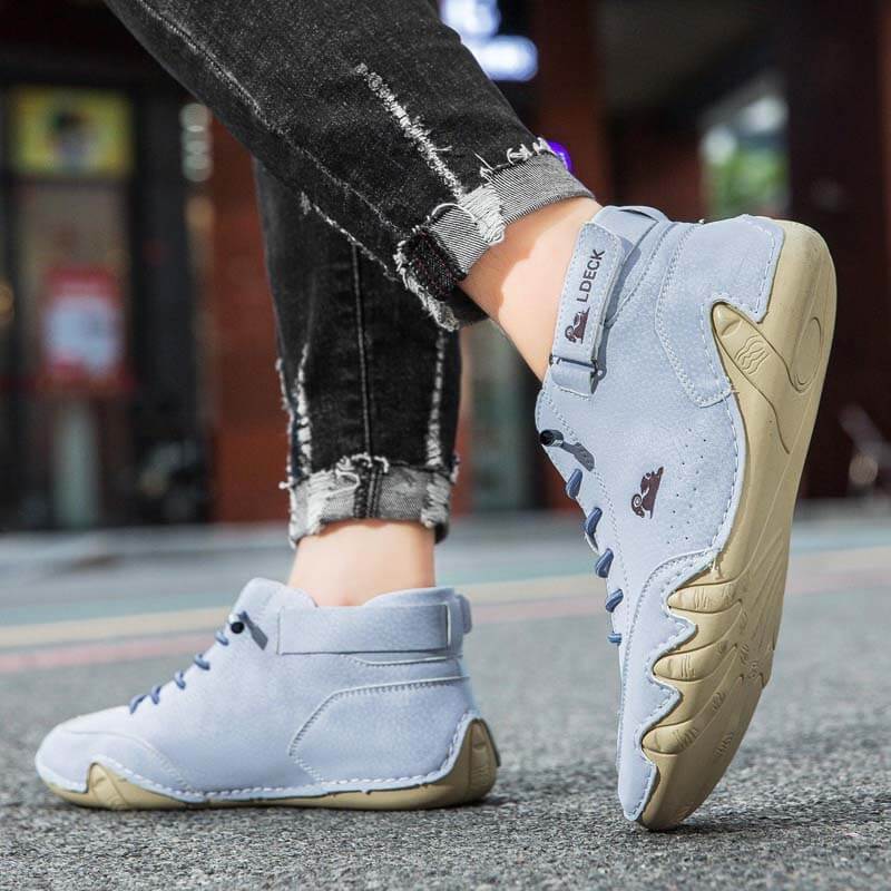 Hommes femmes Velcro Suede High Boots Beck Shoes (Unisex) (Copie)