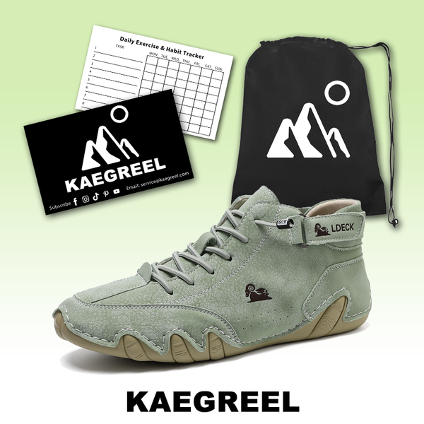 kaegreel handmade leather shoes boots 31425 light green
