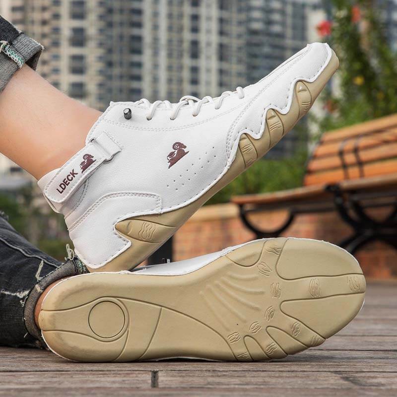 Femmes Velcro Suede High Boots Beck Shoes