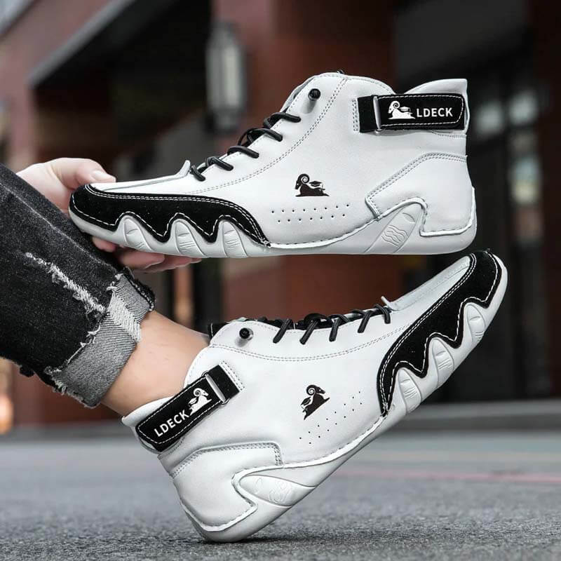 Hommes femmes Velcro Suede High Boots Beck Shoes (Unisex) (Copie)