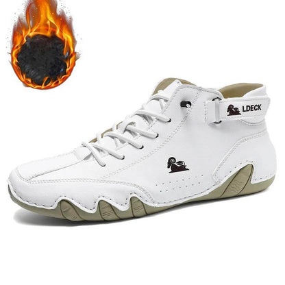 Men Women Velcro Suede High Boots Beck Shoes (Unisex)