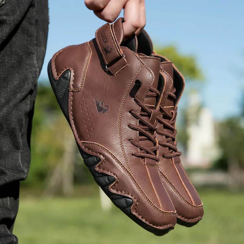 Hommes femmes Velcro Suede High Boots Beck Shoes (Unisex) (Copie)