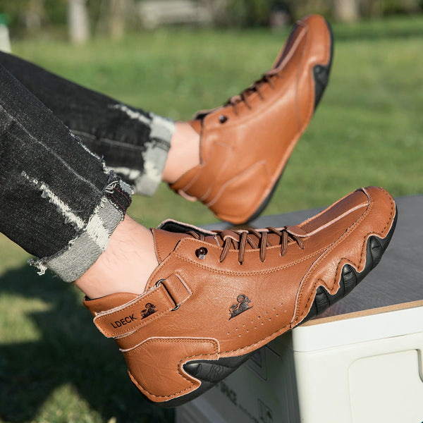 kaegreel handmade leather shoes boots 31425 yellow brown