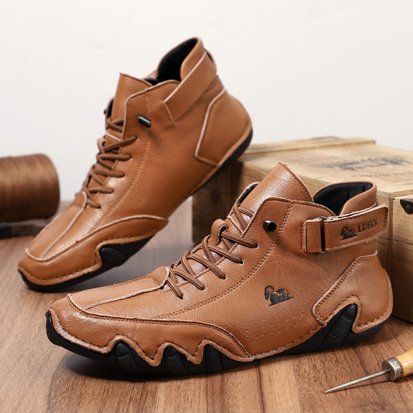 kaegreel handmade leather shoes boots 31425 yellow brown