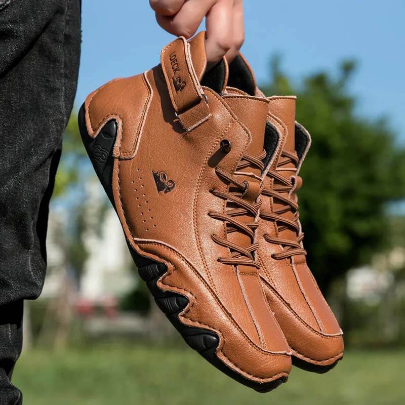 Hommes femmes Velcro Suede High Boots Beck Shoes (Unisex) (Copie)