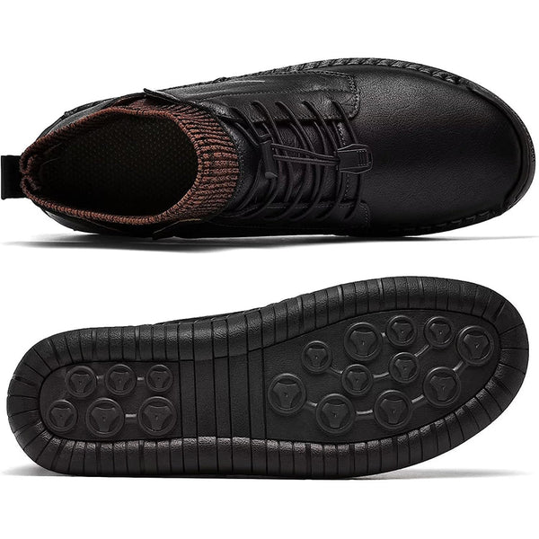 kaegreel handmade leather shoes boots 31440 black