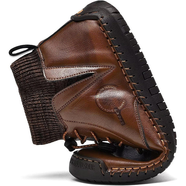 kaegreel handmade leather shoes boots 31440 dark brown