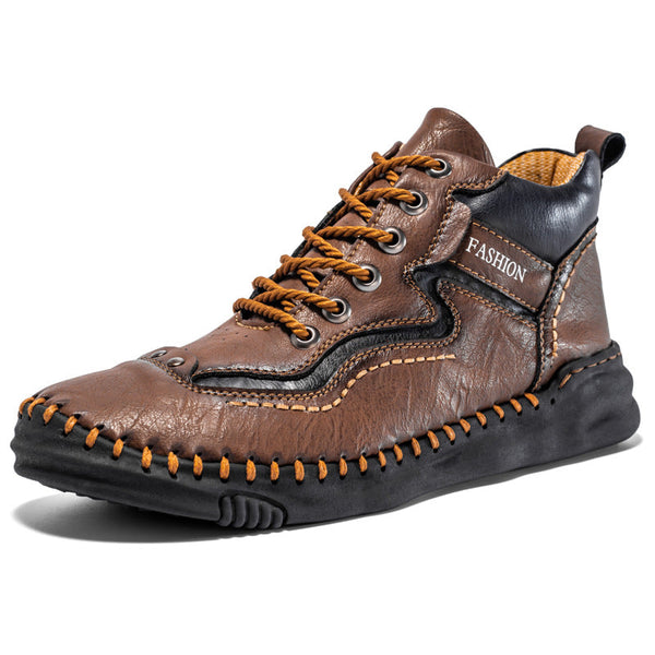 kaegreel handmade leather shoes boots 31483 dark brown