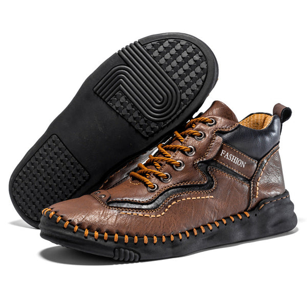 kaegreel handmade leather shoes boots 31483 dark brown