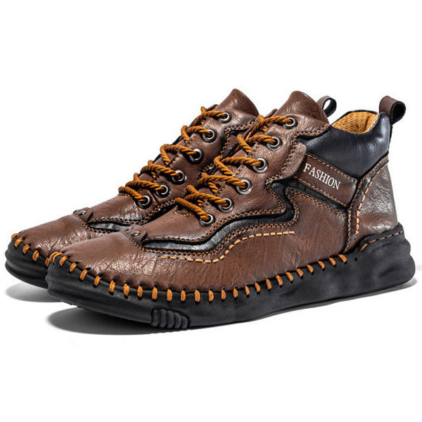 kaegreel handmade leather shoes boots 31483 dark brown
