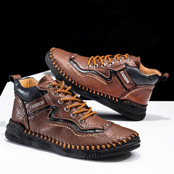 kaegreel handmade leather shoes boots 31483 dark brown