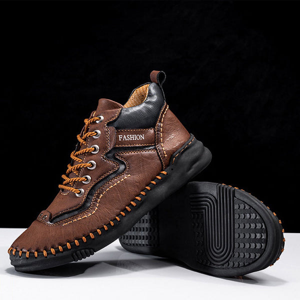 kaegreel handmade leather shoes boots 31483 dark brown
