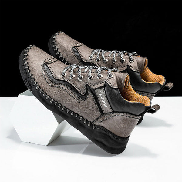 kaegreel handmade leather shoes boots 31483 gray