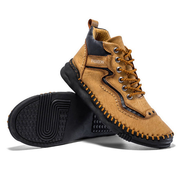 kaegreel handmade leather shoes boots 31483 yellow 