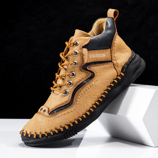 kaegreel handmade leather shoes boots 31483 yellow 