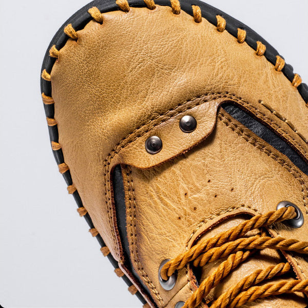 kaegreel handmade leather shoes boots 31483 yellow 