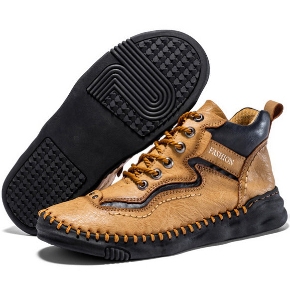 kaegreel handmade leather shoes boots 31483 yellow 