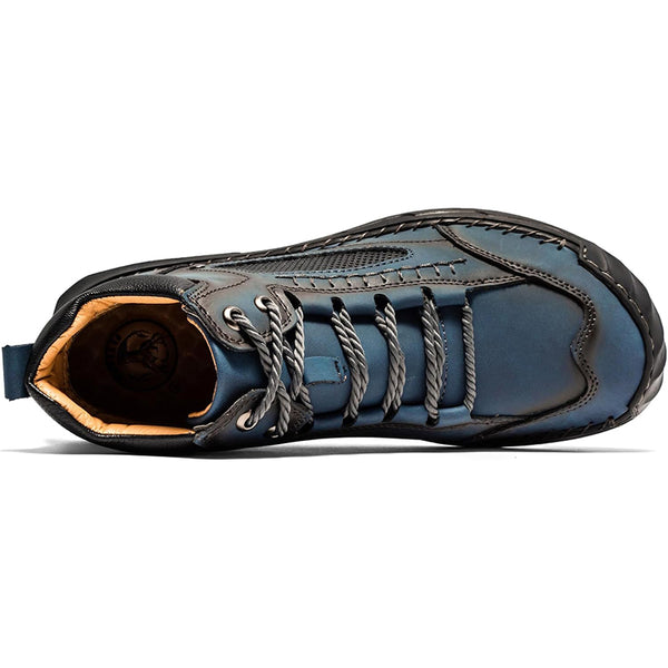 kaegreel handmade leather shoes boots 31528 blue