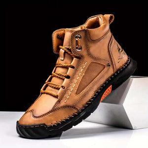Sneaker in pelle casual maschile caviglia stivali chukka stivali fatti leggeri fatti a mano stivali abiti a metà top scarpe da guidare