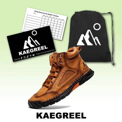 Men's Casual Leather Fashion Sneakers Ankle Chukka Boots Handmade Lightweight Loafers Mid-top Dress Boots Walking Driving Shoes (BOGO) (Discount auto-applies with 2 pairs in the cart.)