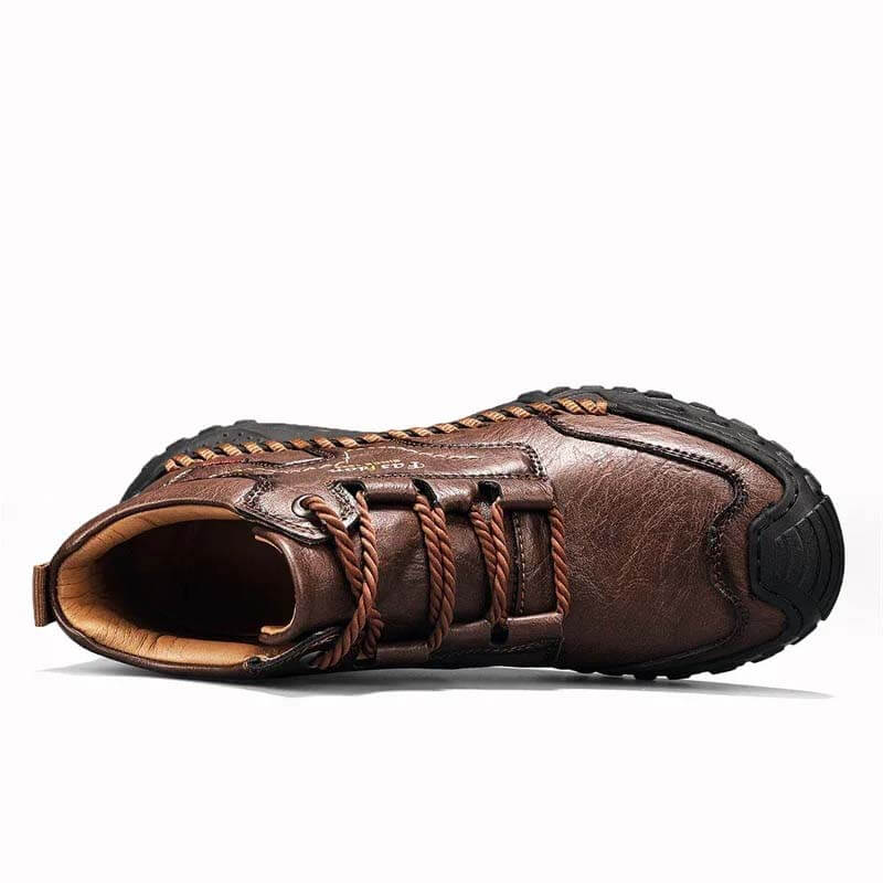 跨境爆款大码男鞋出口马丁靴 2025 春季新款大码休闲鞋加绒男士短靴