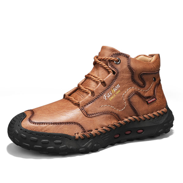 kaegreel handmade leather shoes boots 31563 light brown