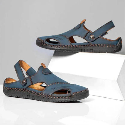 Kaegreel Men's Summer Main Couture Soft Outdoor Fermé Beat Beat Beach Sandales Pantoufles