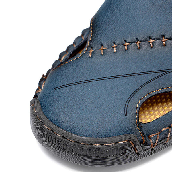 kaegreel handmade leather shoes sandals slippers 31140 blue