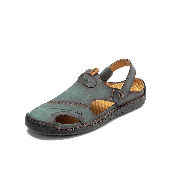 kaegreel handmade leather shoes sandals slippers 31140 green