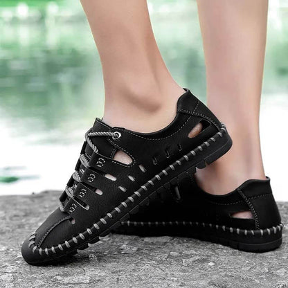 Chaussures décontractées sandales faites à la main