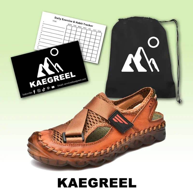 Summer shoes breathable soft leather sandals beach shoes