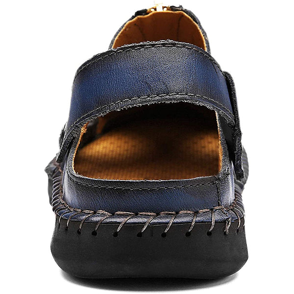 kaegreel handmade leather shoes sandals slippers 31304 blue