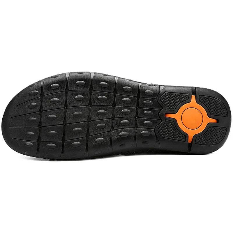 Men's Casual Closed Toe Leather Handmade Sandals Adjustable Fisherman Beach Sandals for Walking Walking Outdoors