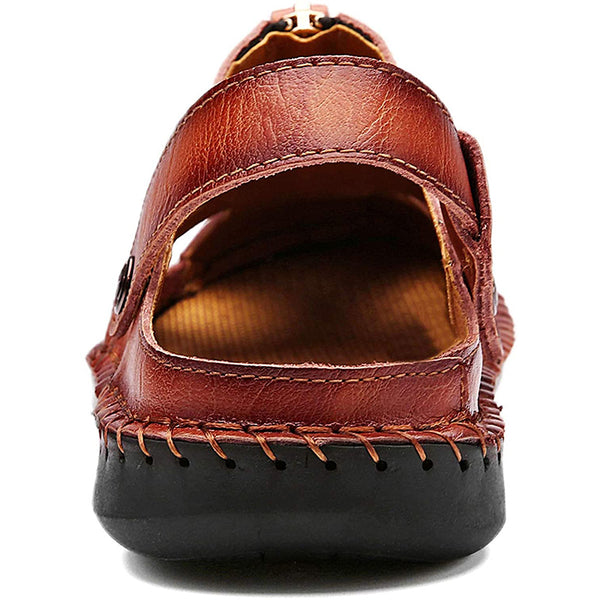kaegreel handmade leather shoes sandals slippers 31304 brown