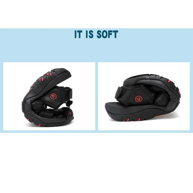 Men de sandales d'été en cuir authentique Sandales de mode