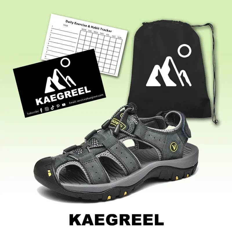 Men de sandales d'été en cuir authentique Sandales de mode